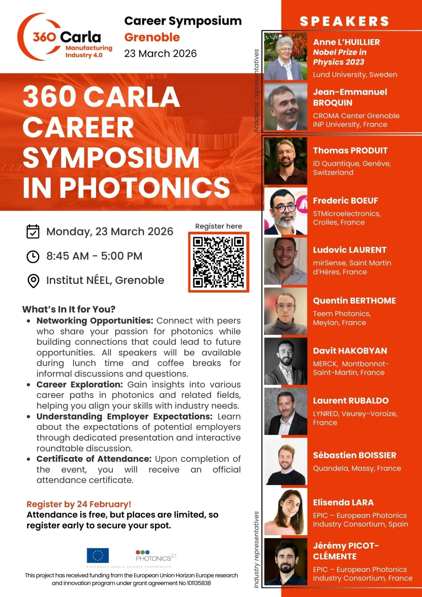 360 Carla Career Symposium Flyer