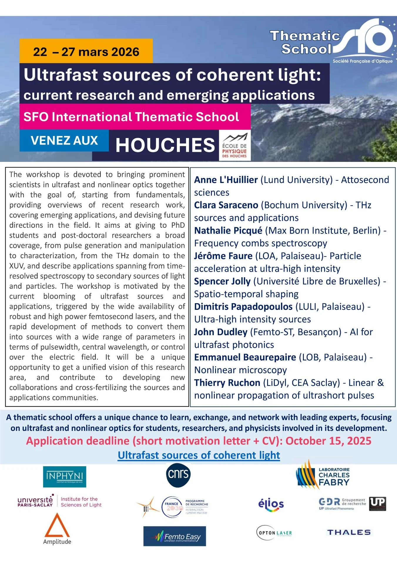 Affiche ultrafast 2026 2025 10 20